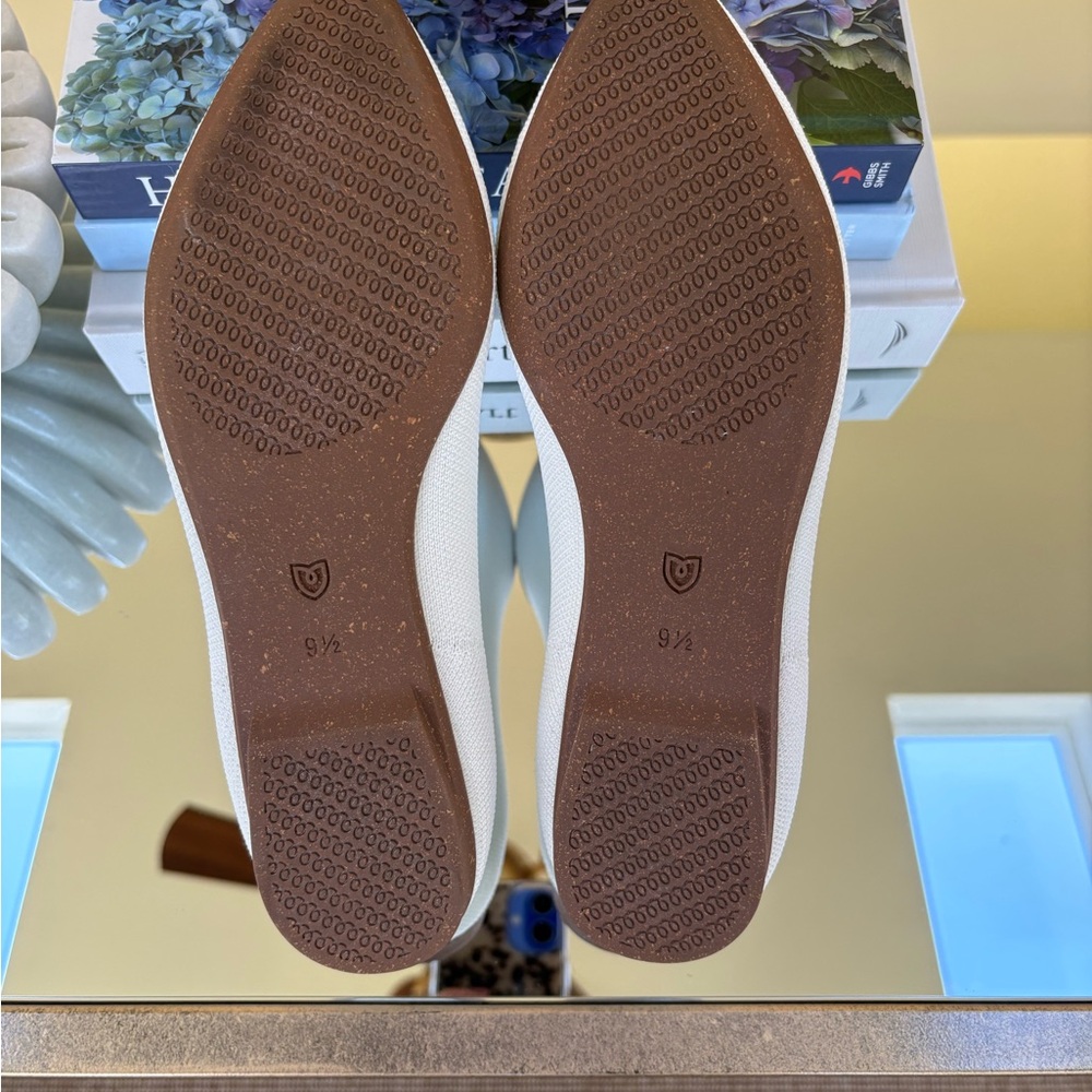 Rothy's White Flats with Floral Accents - Picture 7 of 8